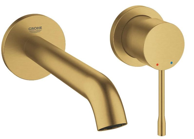 Смеситель для раковины однорычажный Grohe Essence New Brushed Cool Sunrise 19408Gn1