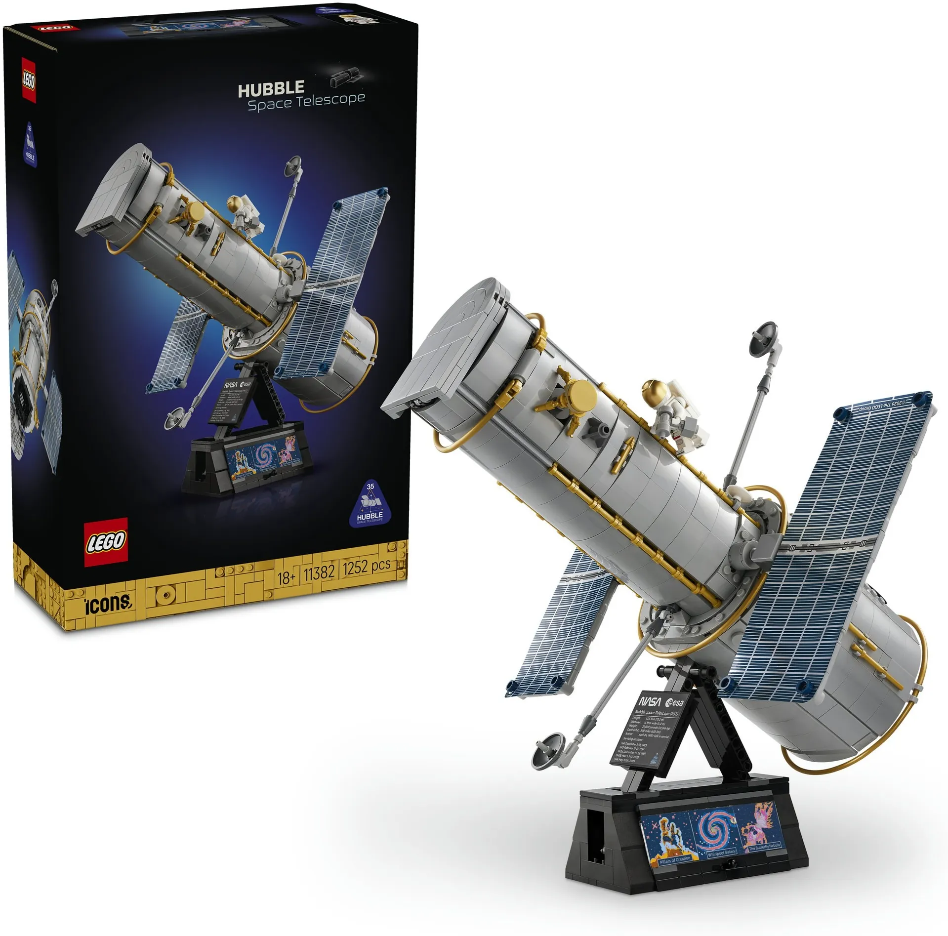Конструктор LEGO Icons 11382 Космический телескоп Хаббла