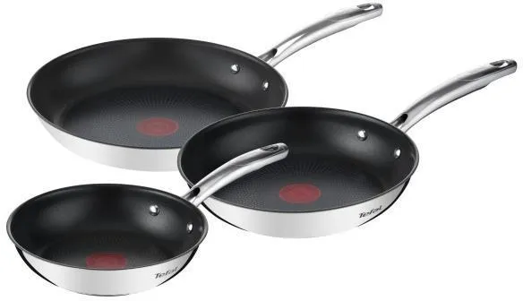 Сковороды из нержавеющей стали Tefal Duetto 3 шт (G732S334)