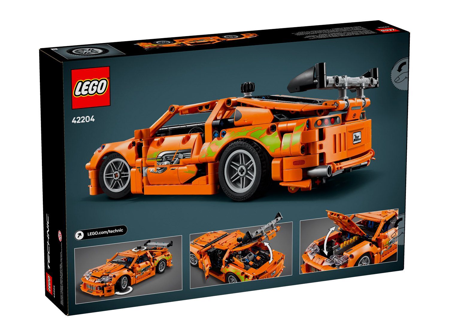 Конструктор LEGO Technic 42204 Fast and Furious Toyota Supra MK4