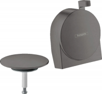 Внешняя часть перелива Hansgrohe Axor Exafill S чёрный хром шлифованный 58117340