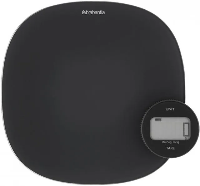 Цифровые кухонные весы, Brabantia, темно-серый, 122880