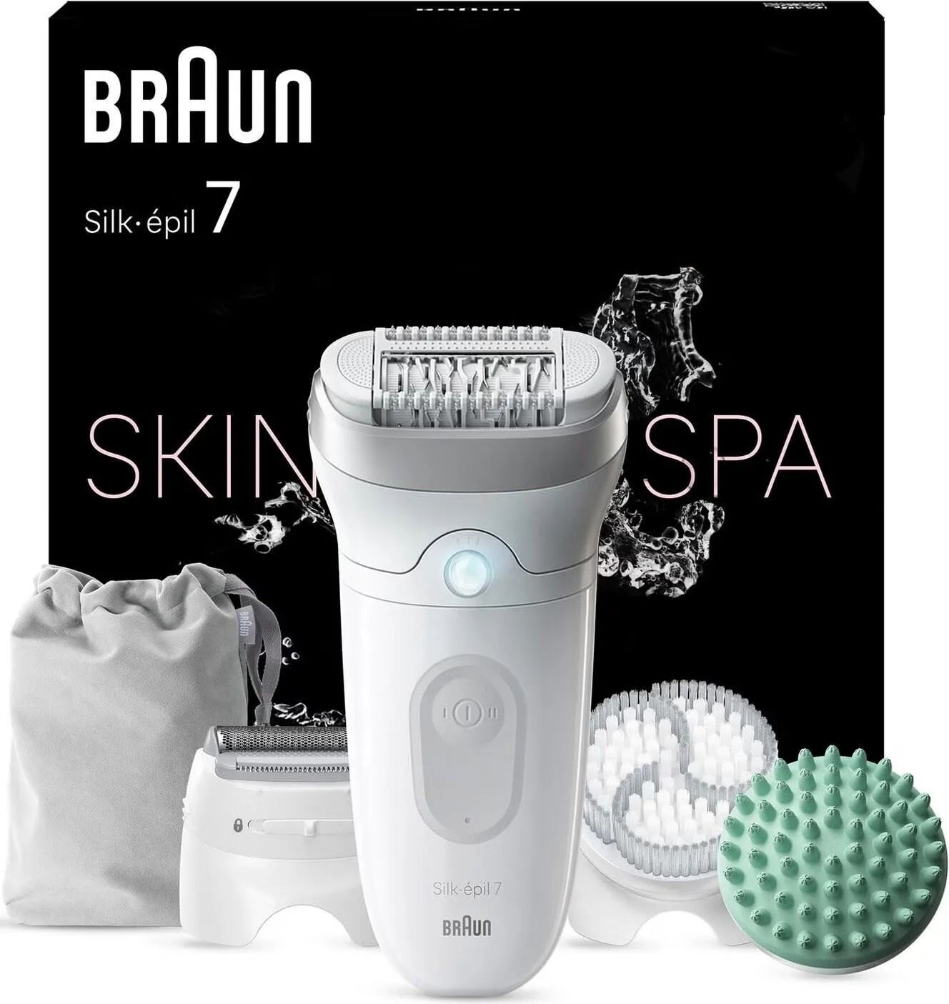 Депилятор Braun Silk-epil SE7-081 белый