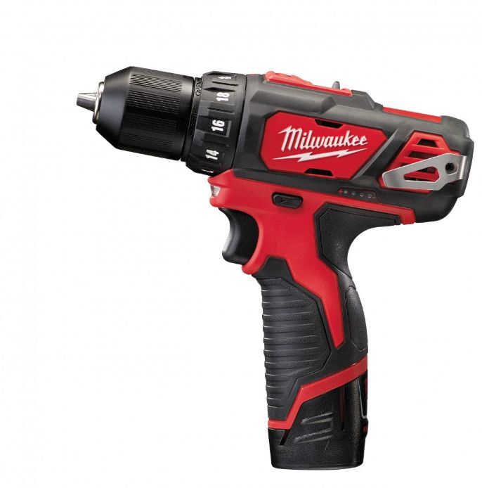 Шуруповёрт-дрель Milwaukee M12 BDD202C с 2 2.0 Ah акб, ЗУ и в кейсе 4933464615