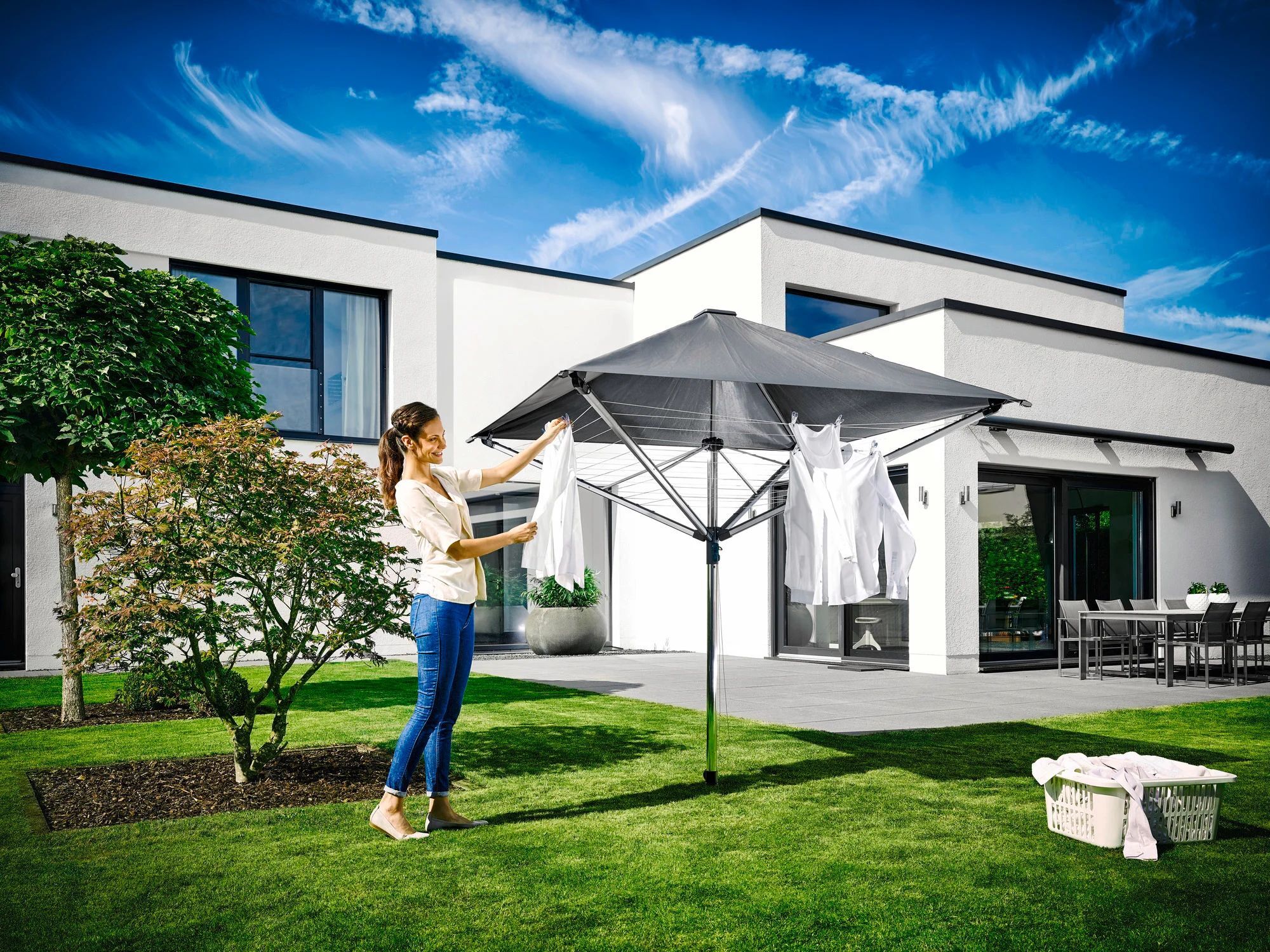 Уличная сушилка для белья Leifheit LinoProtect 400 (82100)