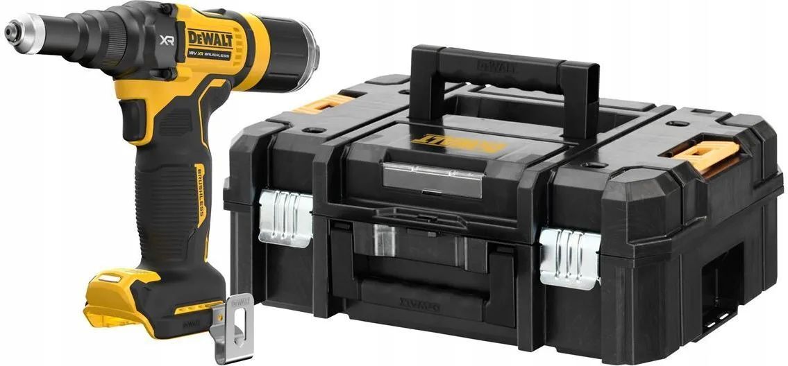 Аккумуляторная нитевязь DeWalt DCF403NT-XJ 18V XR для алюминиевых и стальных отрывных заклепок без АКБ и ЗУ