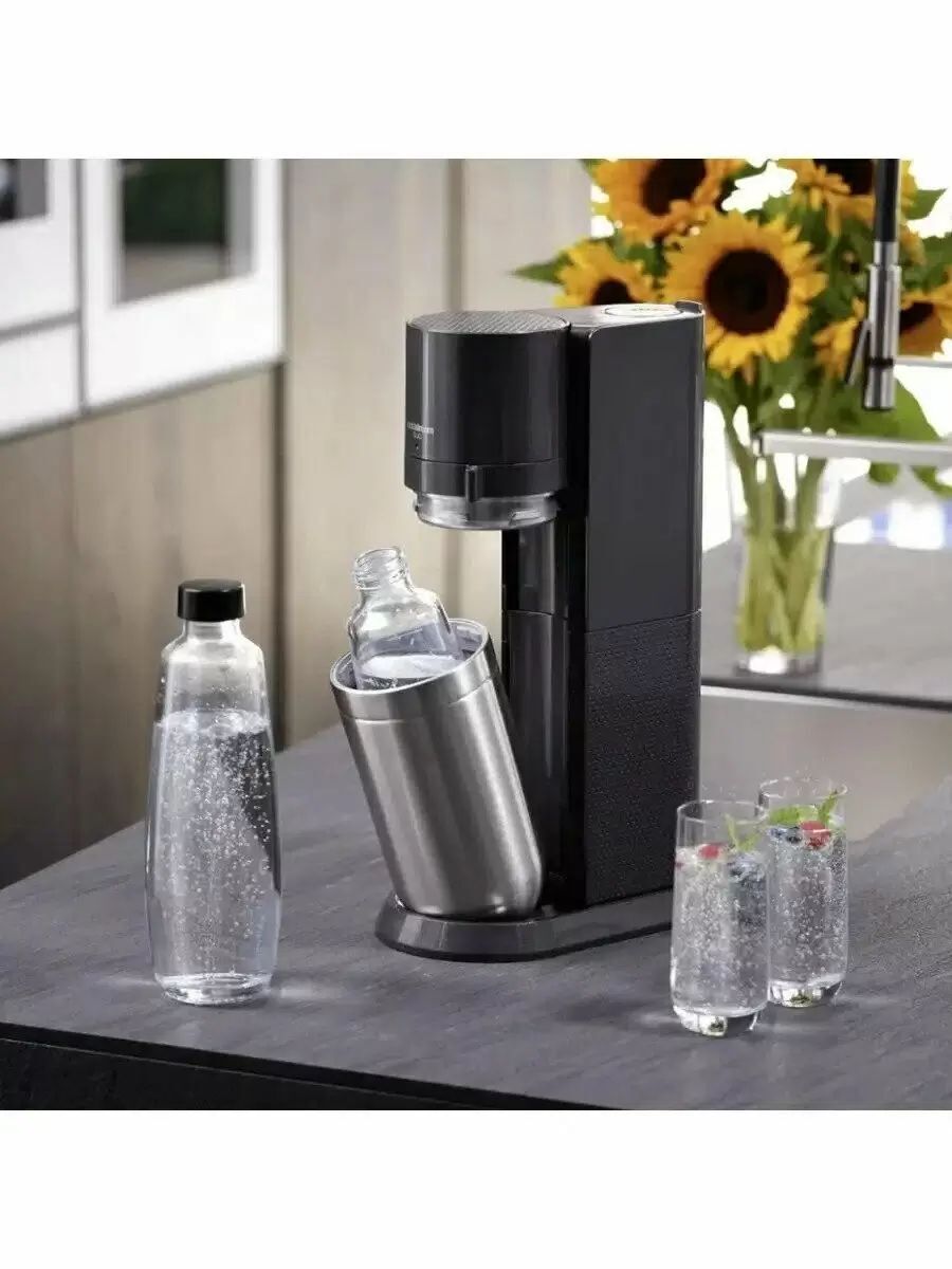 Комплект: Сифон SodaStream Duo +2 стеклянные бутылки + 2 пластиковые бутылки 1016814491