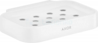 Мыльница Hansgrohe AXOR Universal Circular, белый матовый 42805700