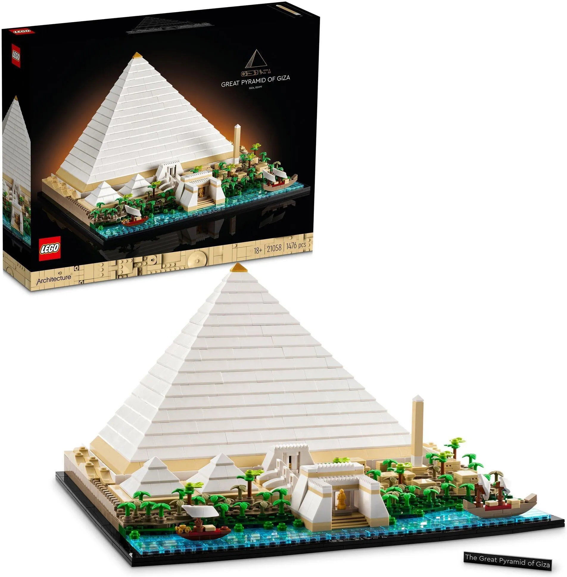 Конструктор LEGO Architecture 21058 Пирамида Хеопса