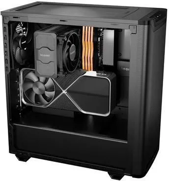 Компьютерный корпус be quiet! Pure Base 501 Airflow Window Black BGW74, 2×140 мм вентиляторы