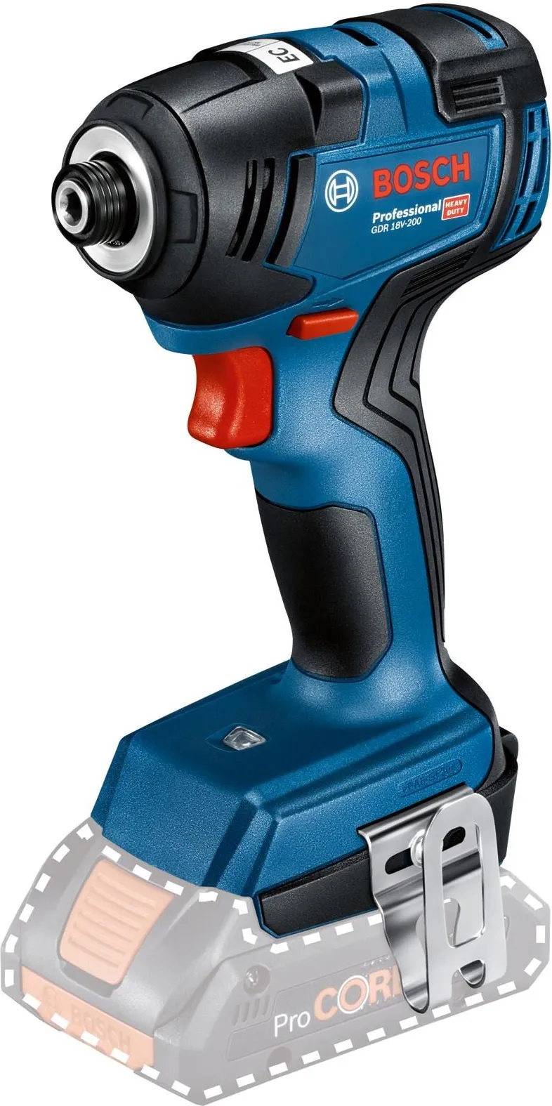 Аккумуляторный гайковёрт Bosch GDR 18V-200 Professional 06019J2105