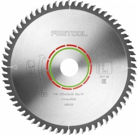Пильный диск Festool специальный 225x2, 6X30 TF64 489459
