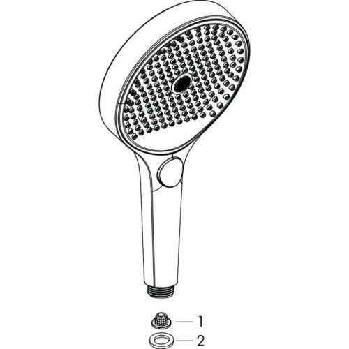 Душевая лейка Hansgrohe Rainfinity 26862140