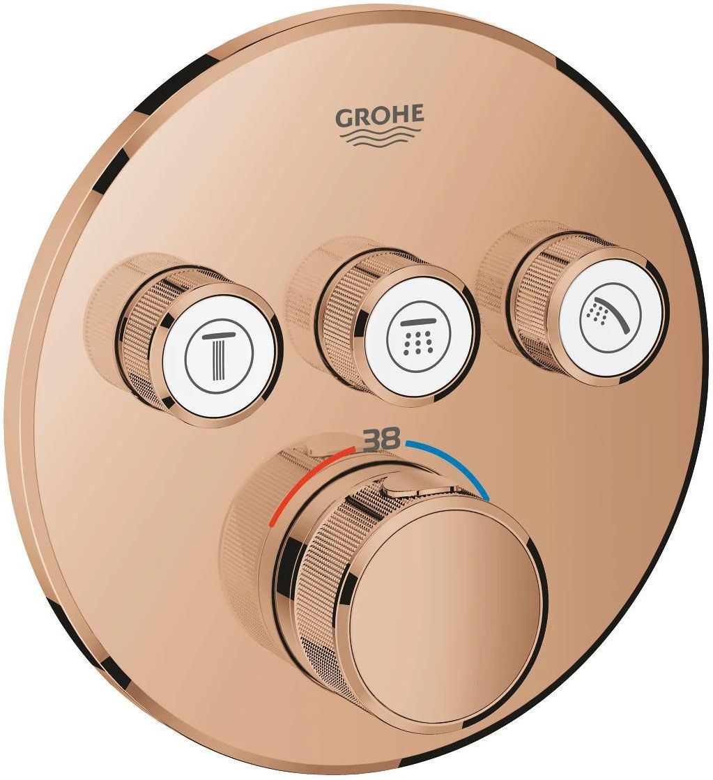 Смеситель для душа Grohe Grohtherm SmartControl 29121DA0, розовое золото