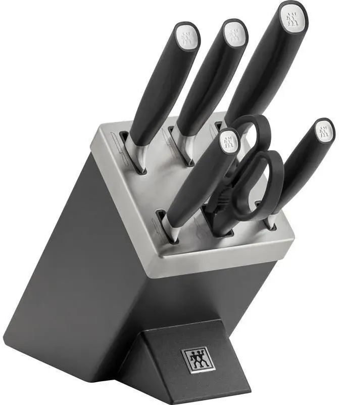 Набор из 5 ножей в блоке + ножницы Zwilling All Star (337805000) черный