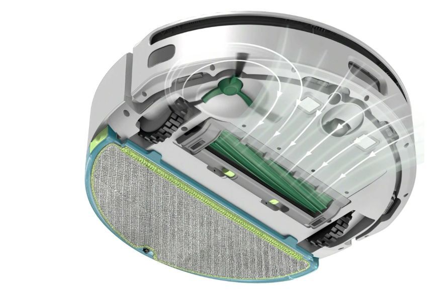 Робот-пылесос iRobot Roomba 205 DustCompactor Combo L121240, белый