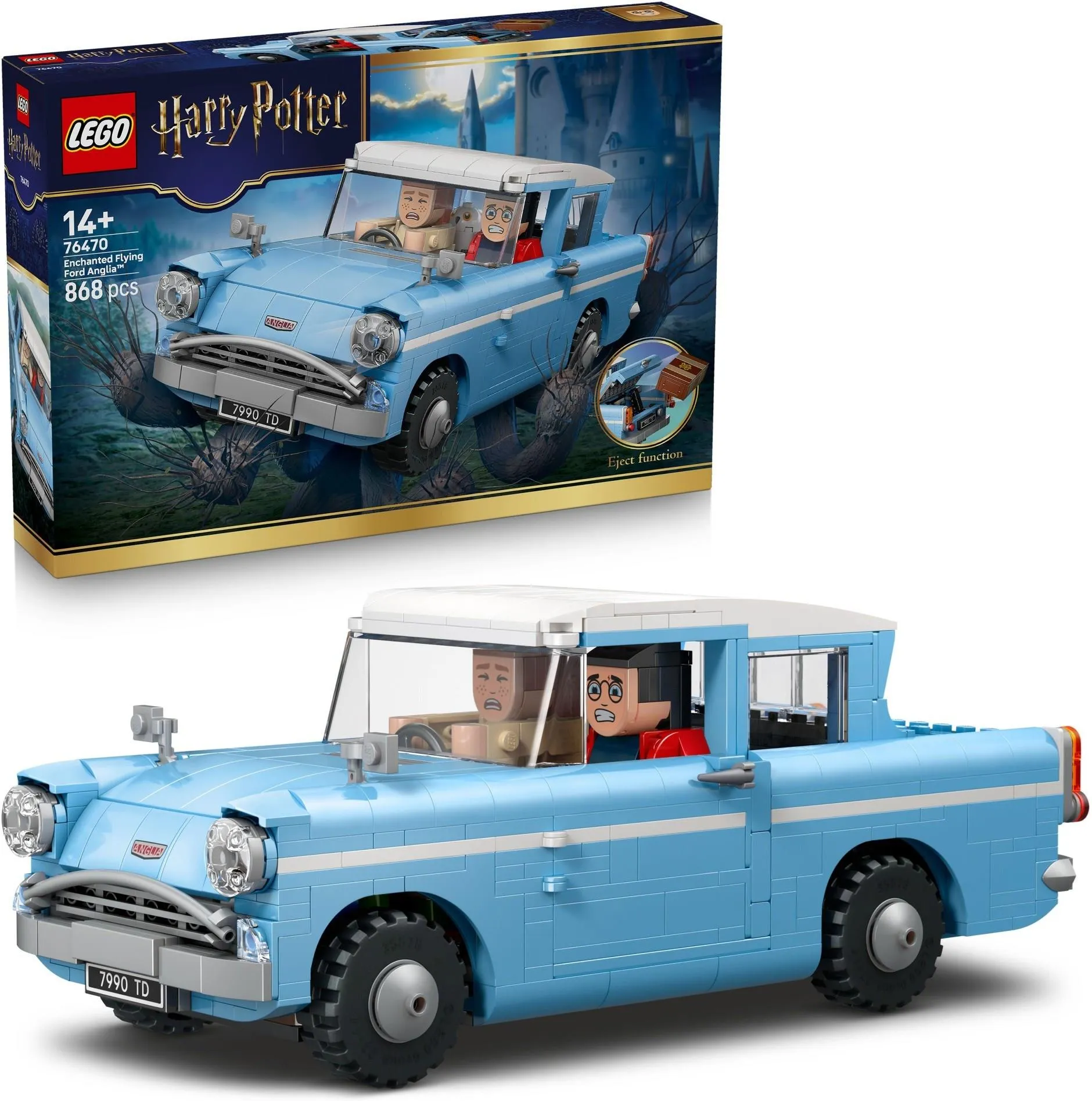 Конструктор LEGO Harry Potter 76470 Заколдованный летающий Ford Anglia