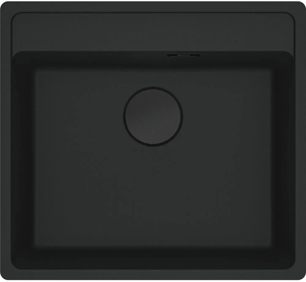 Кухонная раковина Franke Maris MRG 610-52 114.0693.516, матовый черный / черный слив