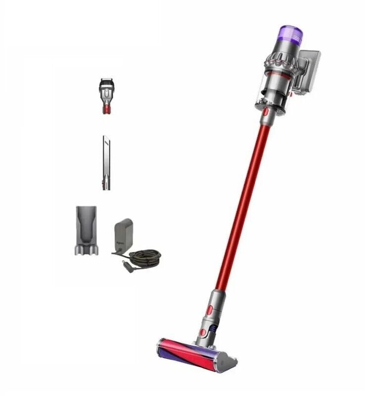 Вертикальный пылесос Dyson V15 Detect Origin Fluffy SV51 Nickel Red