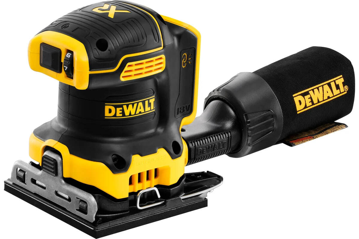 Аккумуляторная плоскошлифовальная машина DeWalt (DCW200NTXJ), без АКБ и ЗУ, в кейсе
