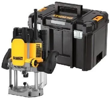 Фрезер сетевой DeWalt DWE625KT, 2300 Вт, 22000 об/мин, 80 мм, в кейсе