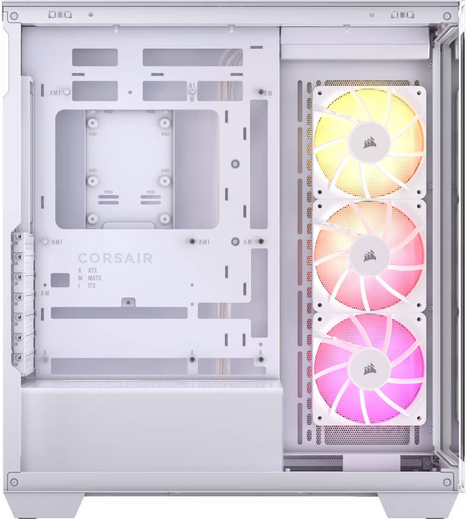 Корпус Corsair 3500X ARGB Miditower Белый (CC9011279WW)
