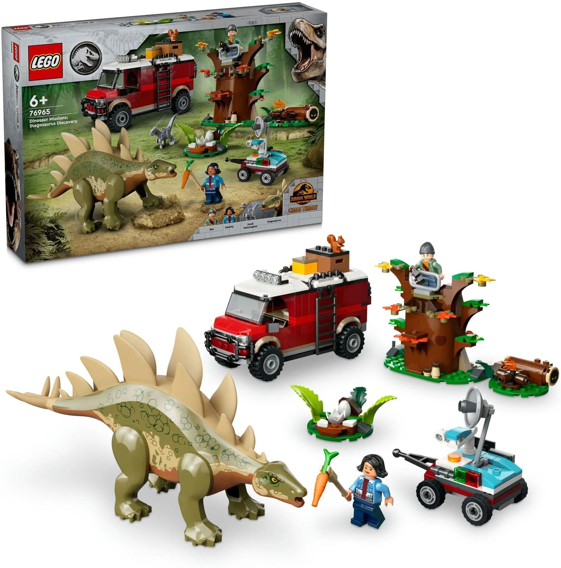 Конструктор LEGO Jurassic World серия 76965 Миссии с динозаврами: Открытие стегозавра