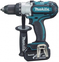 Аккумуляторная дрель-шуруповёрт Makita DDF451RTJ 18 В, 2×5,0 А·ч АКБ, ЗУ, кейс Makpac