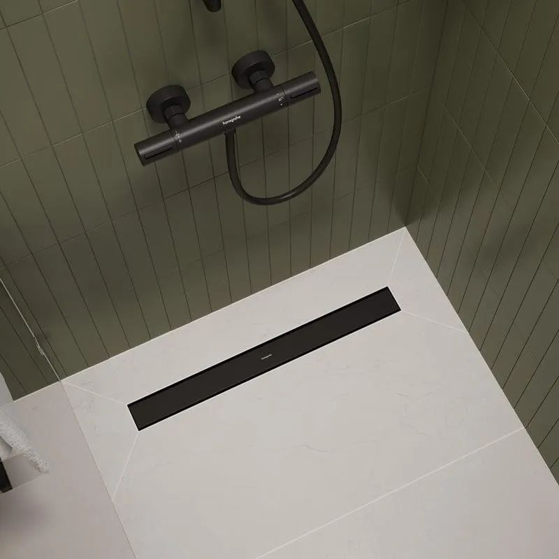 Линейный слив Hansgrohe Raindrain Go 56271670 черный