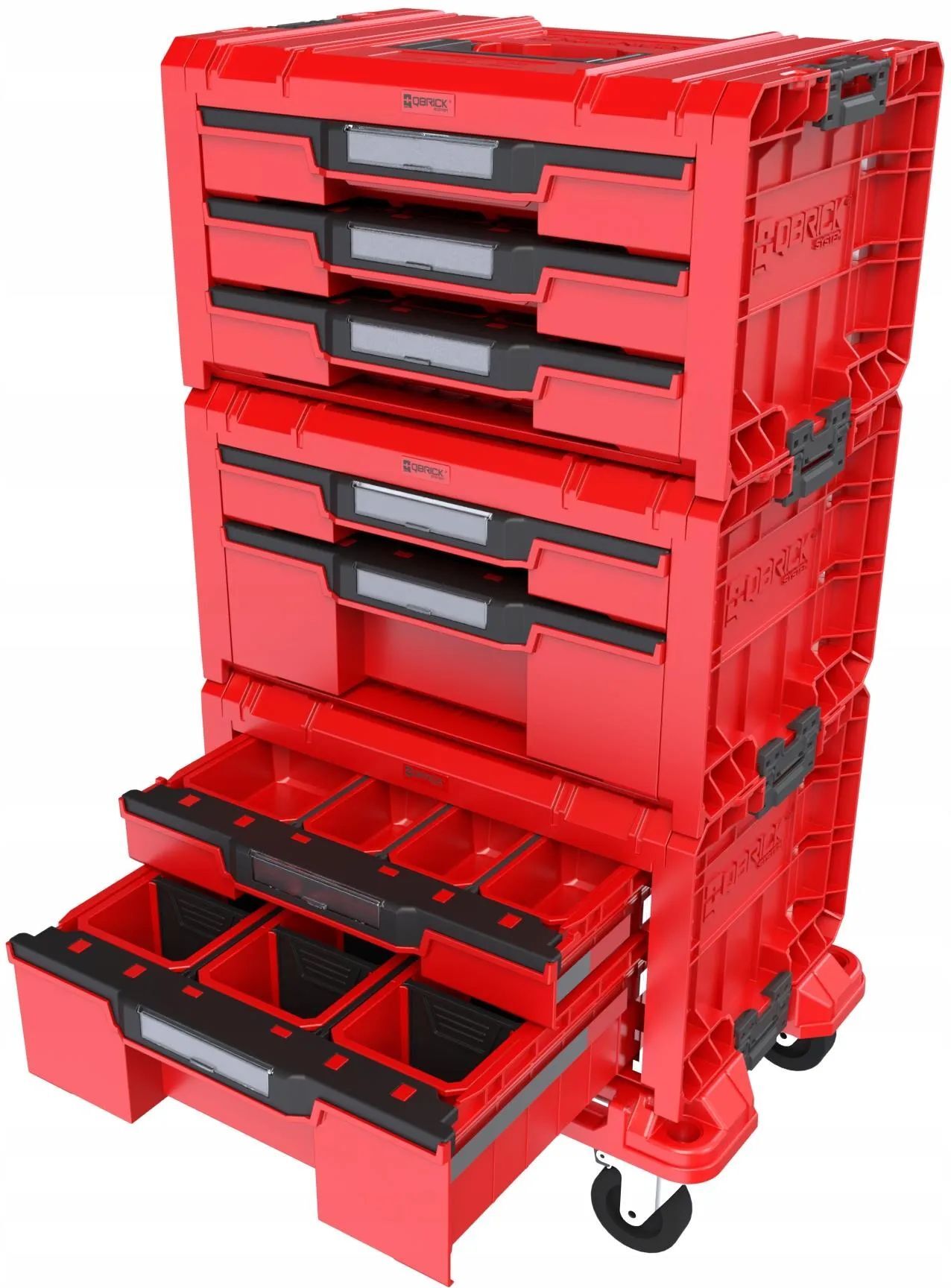 Модульные ящики Qbrick Pro Drawer Set 3 QS322 Красный Ultra HD Z258353PG013