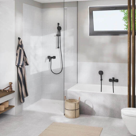 Однорычажные настенные смесители Grohe Cubeo 1018252430
