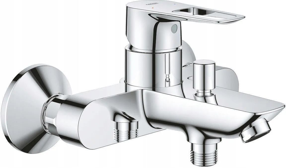 Однорычажный настенный смеситель для ванны Grohe Bauloop 23602001 Хром