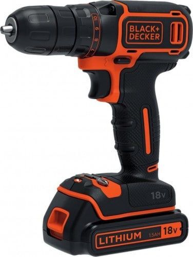 Аккумуляторная дрель-шуруповерт BLACK+DECKER BDCD18