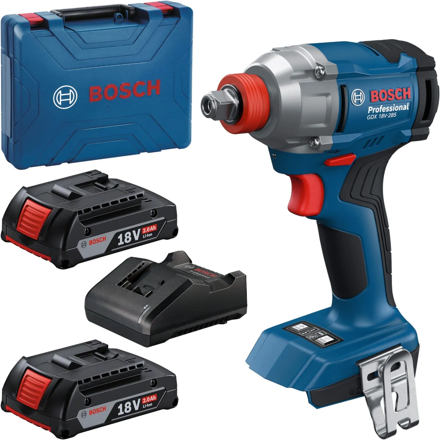 Комбинированный гайковёрт/шуруповёрт Bosch GDX 18V-285 Professional 06019N2122