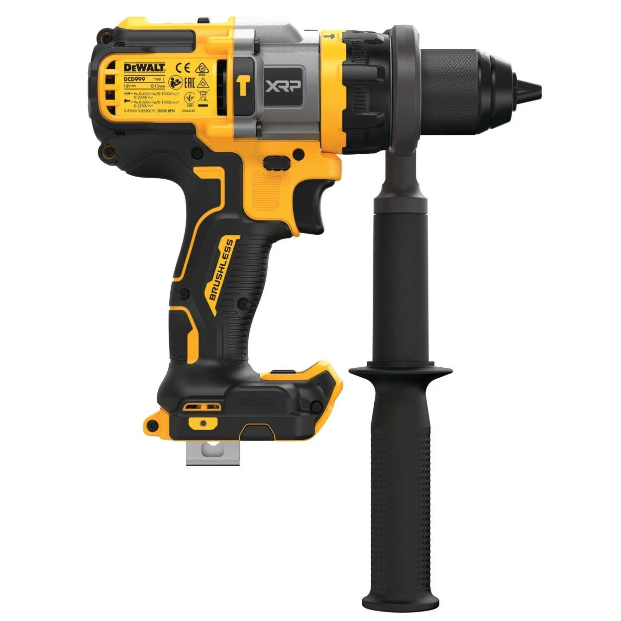 Аккумуляторная ударная дрель-шуруповерт Dewalt DCD999X1QW, с АКБ 9 Ач и ЗУ, в кейсе