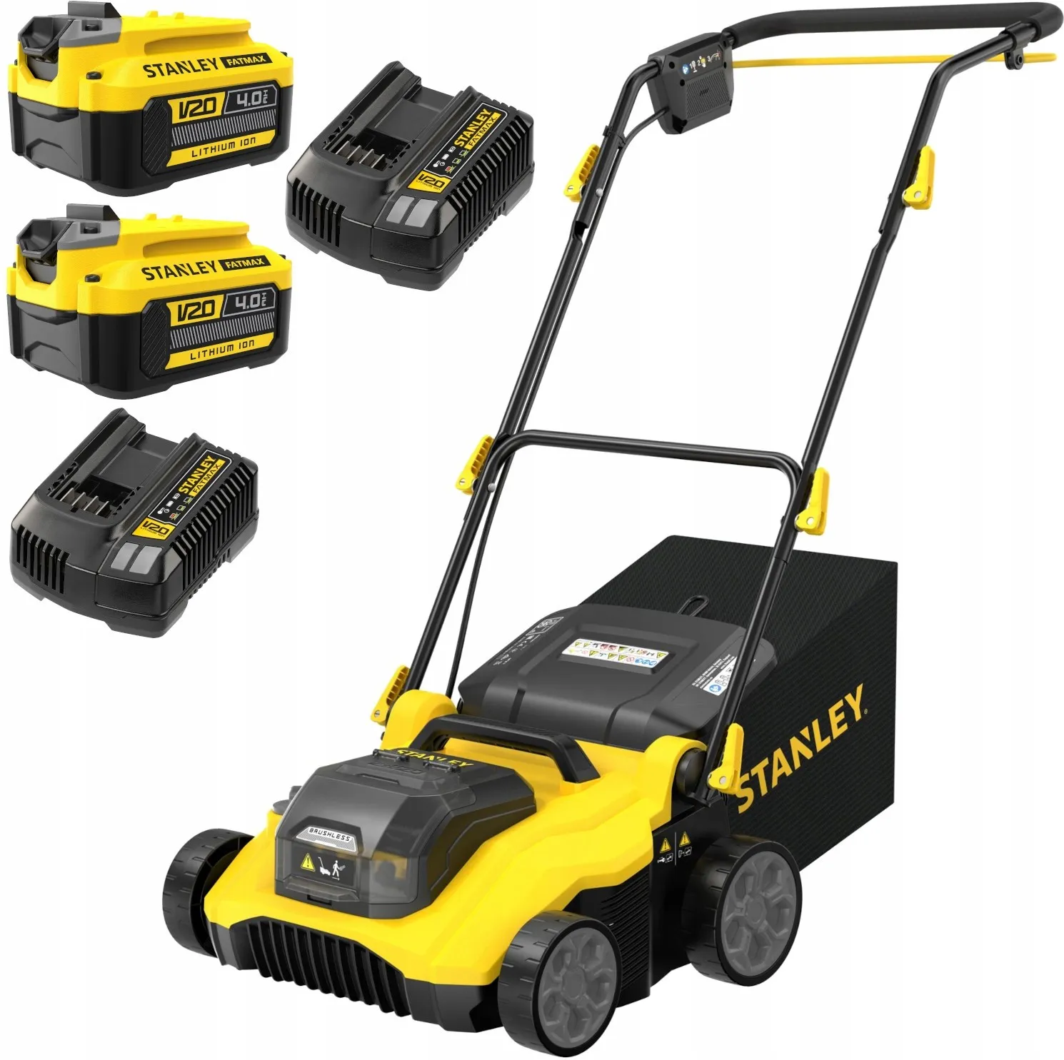 Аккумуляторный вертикальный аэратор Stanley SCOEP3801M2