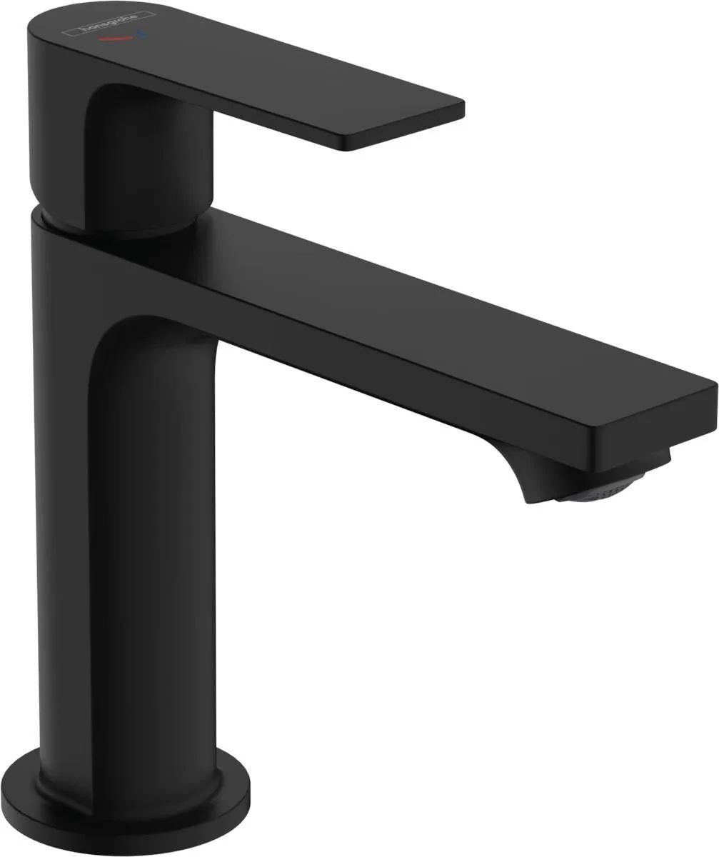 Смеситель для раковины Hansgrohe Rebris E 72560670 черный матовый