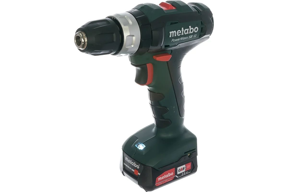 Аккумуляторная ударная дрель-шуруповерт Metabo PowerMaxx SB 12 601076500