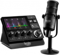 Комплект для стриминга Hercules Stream Essentials Kit контроллер Stream 200 XLR микрофон HXD-700 XLR подписка Voicemod Pro