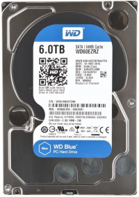 Жёсткий диск WD Blue WD60EZRZ, 3,5", 6 ТБ, SATA III
