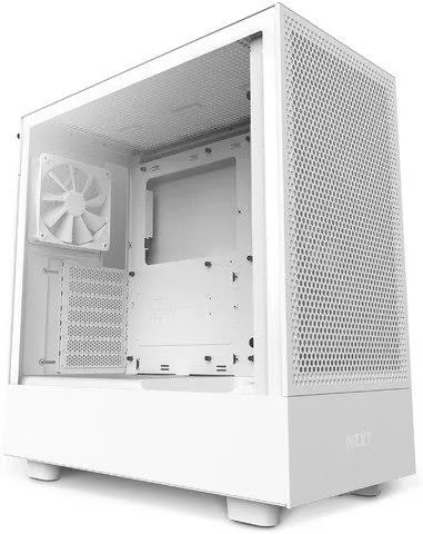 Корпус NZXT H5 Flow RGB, Mid-Tower, белый CCH51FWR1
