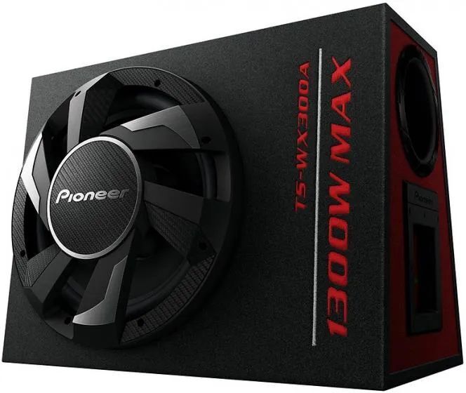 Активный сабвуфер Pioneer TS-WX300A, чёрный, 30 см, 1300 Вт