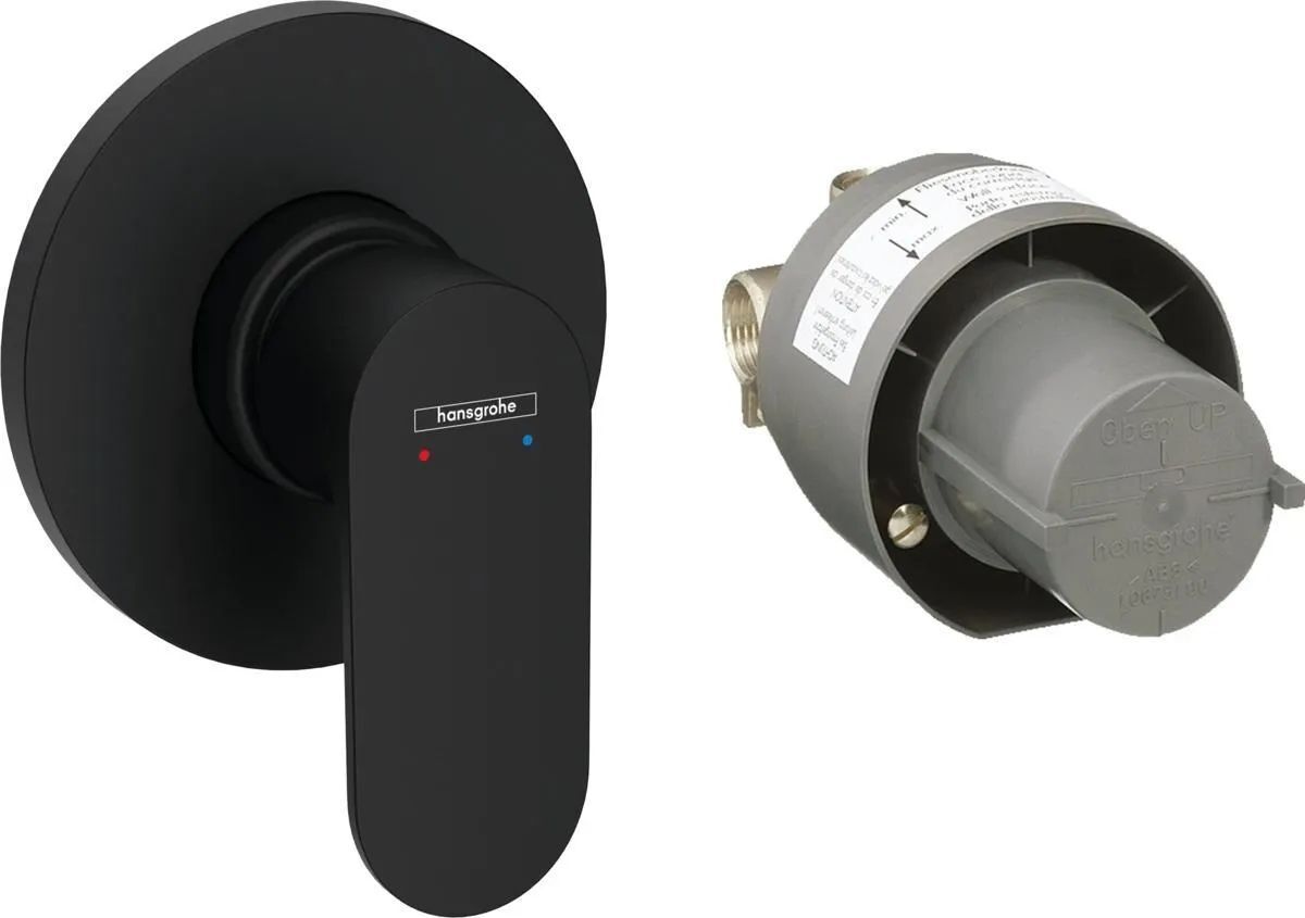 Смеситель для душа Hansgrohe Rebris S 72648670 Матовый Черный
