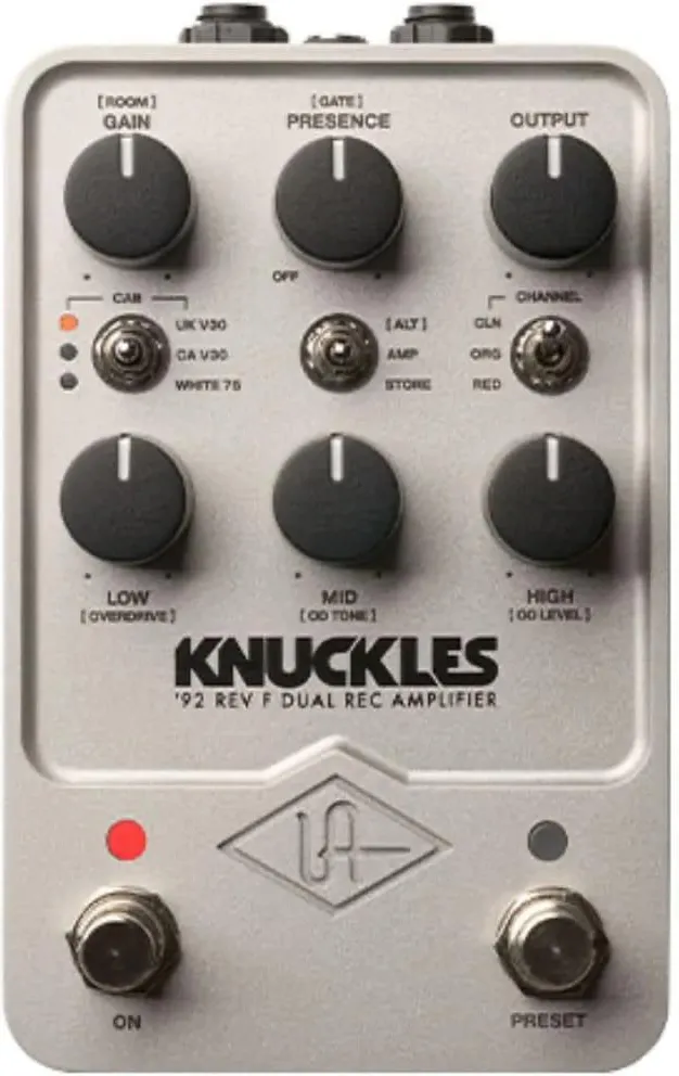 Гитарный эффект эмуляция усилителя Universal Audio UAFX Knuckles ’92 Rev F Dual Rec Amplifier