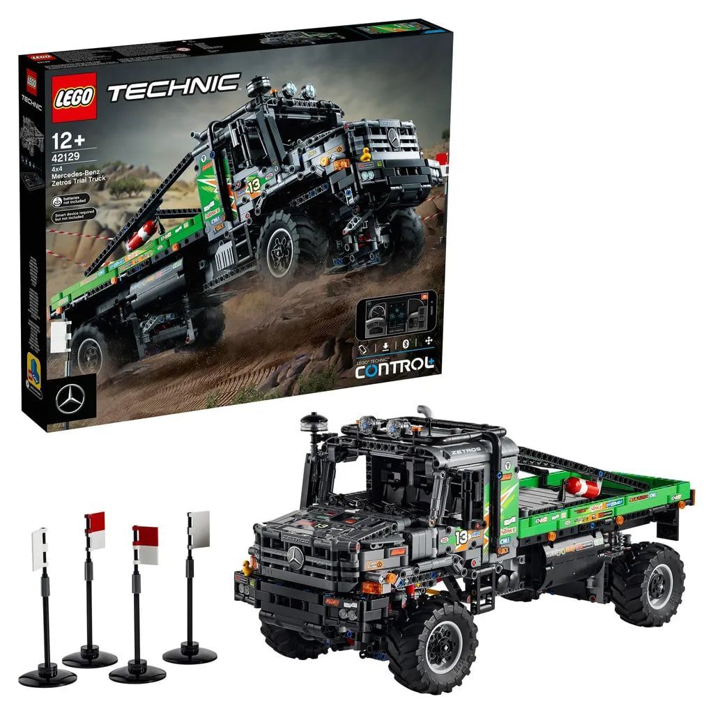 LEGO 42129 Technic Полноприводный грузовик-внедорожник Mercedes-Benz Zetros