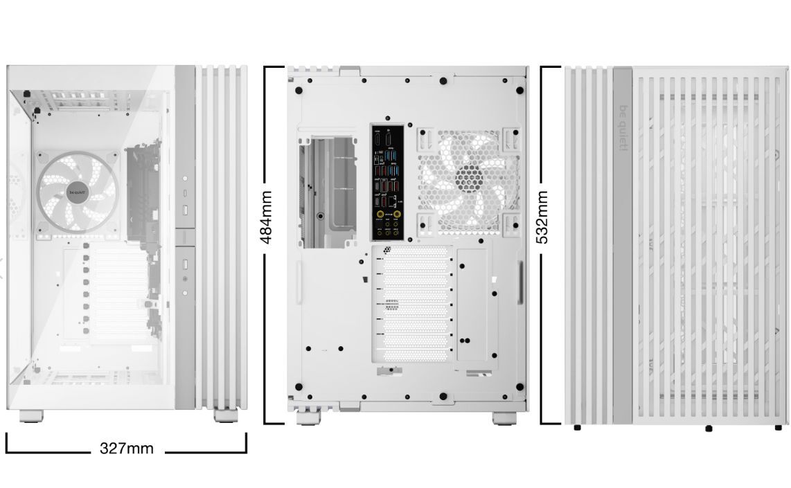 Корпус компьютерный Be Quiet! LIGHT BASE 900 FX Fulltower White (BGW72)