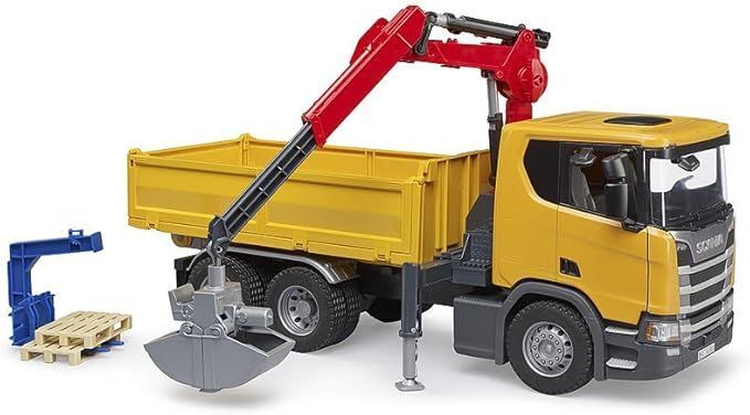 Строительный грузовик Scania 560R с краном Bruder 03551