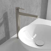 Смеситель для раковины Villeroy&Boch Loop & Friends AquaSmart матовый никель