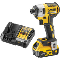 Аккумуляторный шуруповерт Dewalt DCF887P1, с АКБ 5 Ач и ЗУ