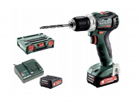 Аккумуляторная дрель-шуруповерт Metabo PowerMaxx BS 12 BL 601044500 в кейсе metaBOX с 2 АКБ 12V 2.0Ah и ЗУ